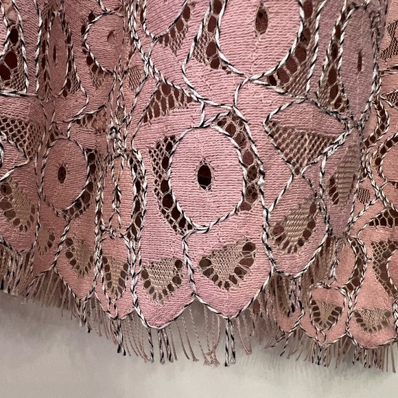 NWT Adelyn Rae Estelle Lace Fit and Flair Dress Pink Size Small - Picture 12 of 15